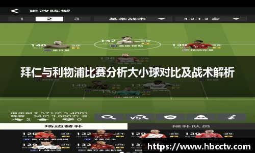 拜仁与利物浦比赛分析大小球对比及战术解析